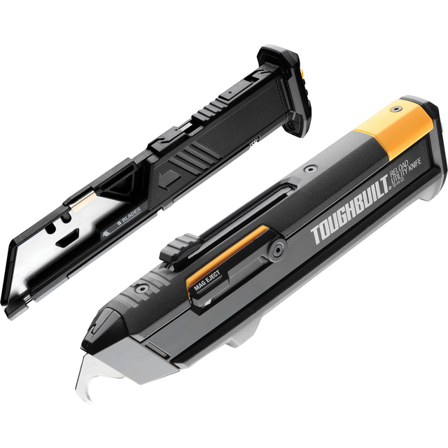 Produktbild föreställande artikeln TOUGHBUILT LADDNINGSBAR KNIV  från kategorin Hantverkarknivar